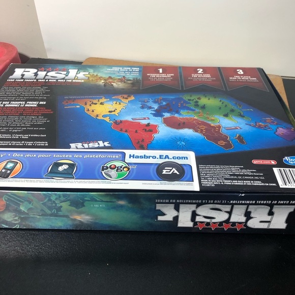 Risk Game Parts Sold As Is May Be Missing Parts 3 Bags Are Open Clean Seldom Use - Picture 9 of 12